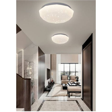 TRADE SHOP - Plafoniera Da Soffitto 18 W Lampadario Lampada Luce Fredda Naturale Calda - -Bianco Naturale -