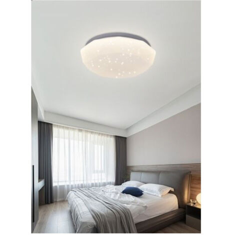 TRADE SHOP - Plafoniera Da Soffitto 24 W Lampadario Lampada Luce Naturale Fredda Calda - -Bianco Naturale      -