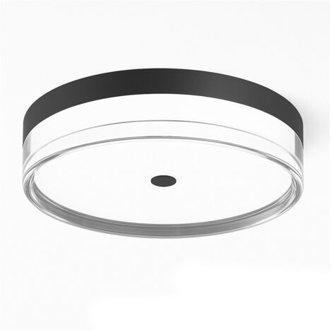 Trade Shop - PLAFONIERA LED 18W A SOFFITTO MODERNA TECNOLOGIA CCT 3 TONALITÀ SELEZIONABILI BL230-3C -      Schwarz