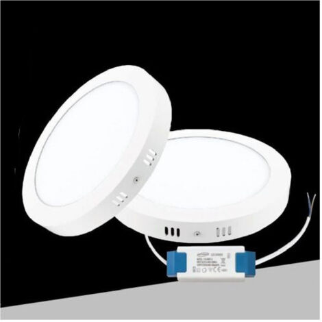 Trade Shop - PLAFONIERA LED 24 WATT ROTONDO CCT THREE LIGHT COLORORATION P300B-T3C -