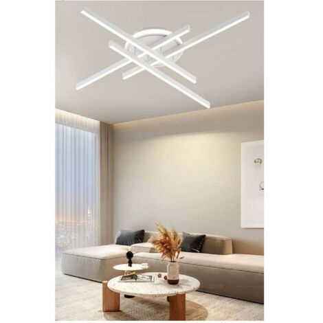 Trade Shop - Plafoniera Led 45 W Bianca Da Soffitto Lampadario Luce 6500k 4000k 3000k Pn-21b -