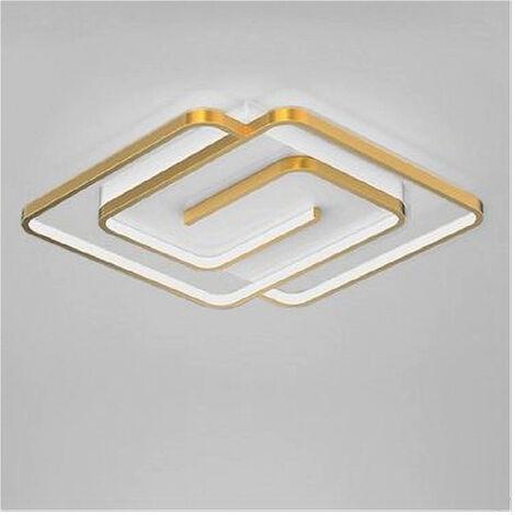 Trade Shop - PLAFONIERA LED 48W SPIRAL FRAMEWORK VORTICE GOLD SOFF LIGHT 6500K 70661 -