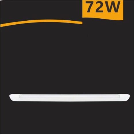 Trade Shop - Plafoniera Led Slim 72 W 150 Cm Sottopensile Ripiani Luce 4000k 6500k 3000k -