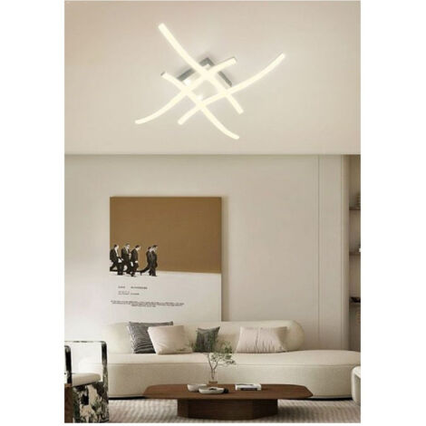 Trade Shop - PLAFONIERA MODERN LED SOFFITTO MIT ONDA LUCE FRED NATURAL CALDA C05 -