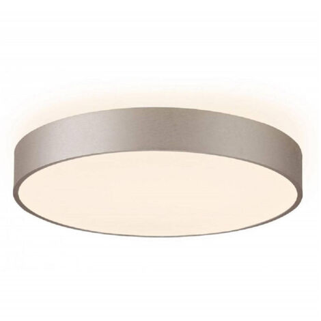 Trade Shop - Plafoniera Moderna Tonda Led 65w Cct 3000k 4000k Lampada Soffitto Muro Luce 60cm -      Plata