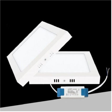 Trade Shop - PLAFONIERA PANNELLO LED QUADRATO 18 WATT CCT THREE COLORATION VON LIGHT P225B-Q3C -