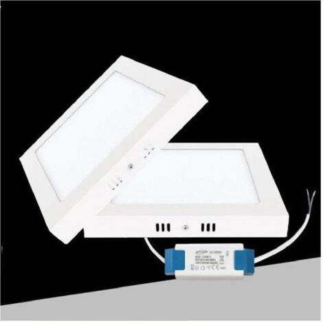 Trade Shop - Plafoniera Pannello Led Quadrato 6 Watt Cct Tre Colorazione Di Luce P120b-q3c -