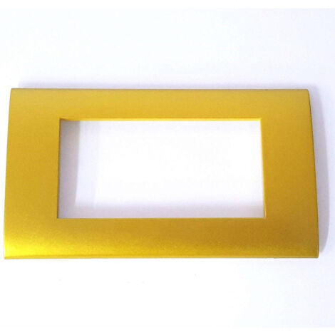 Trade Shop - PLAQUE TELLER KUNSTSTOFF RAHMEN GOLD JKLK40704 VIER AUSLÄSSE PLATTEN PLÄTZE -