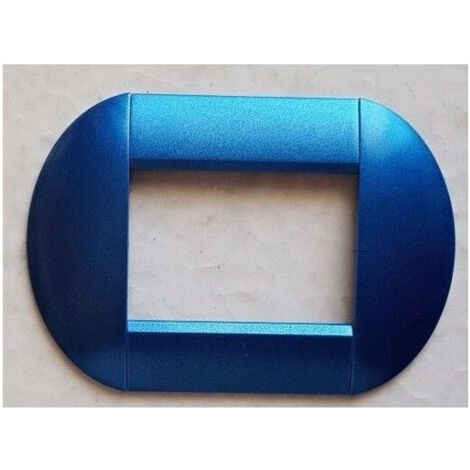 Trade Shop - PLATTE PLATTEN PLATTEN KOMPATIBEL MIT LIVING INTERNATIONAL LIGHT BOWLED BTICINO - Metallisches Blau