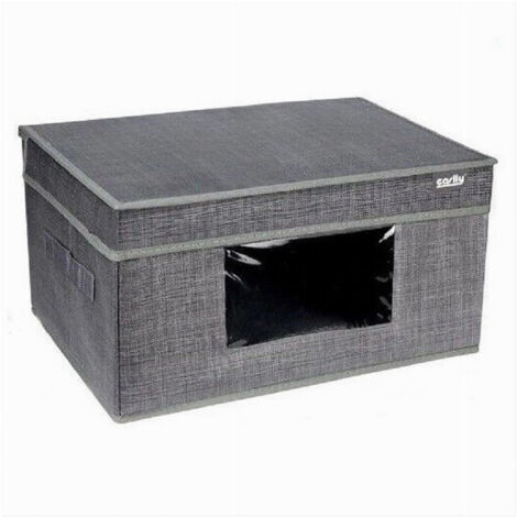 Trade Shop - PLATZSPARENDER AUFBEWAHRUNGSBOX-ORGANISATOR 40 X 30 X 20 CM 69699 -