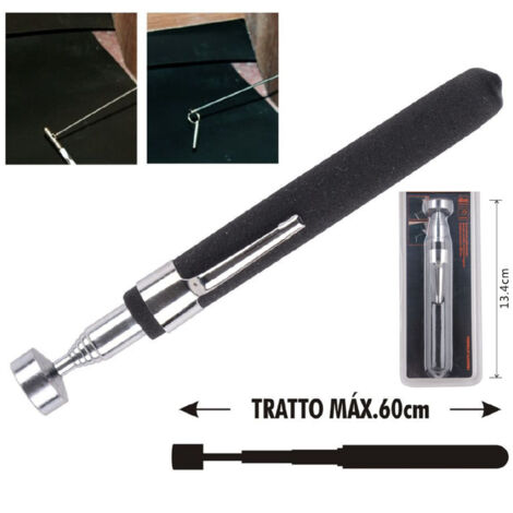 Trade Shop - Pluma De Varilla Telescópica Extensible Con Precisión Magnética De Instrumentos Magnéticos -