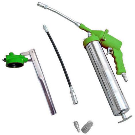 Trade Shop - PNEUMATISCHE INGRASSATOR NACH ARIA UND PISTOLA POMPA MANUAL MIT TUBI KIT 6 PZ -