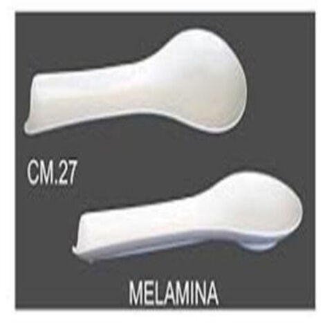 TRADE SHOP - Poggiamestolo Poggia Mestolo In Melamina Bianco Lunghezza 27cm Cucina -