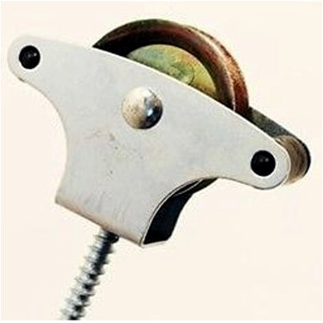 Trade Shop - Polea De Hierro De Un Solo Tornillo Diámetro De La Rueda 40mm -