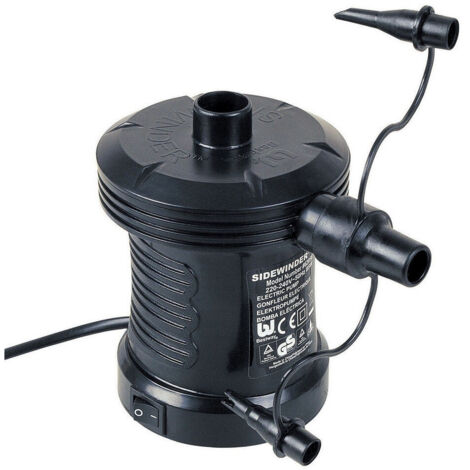 Trade Shop - Pompa Di Gonfiaggio Sidewinder Gonfiatore Elettrico 220v Piscina Adattatori 62139 -