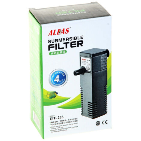 TRADE SHOP - Pompa Filtro Interno Sommergibile Biofiltro Per Da Acquario Ipf-228 4w 220 L/h -