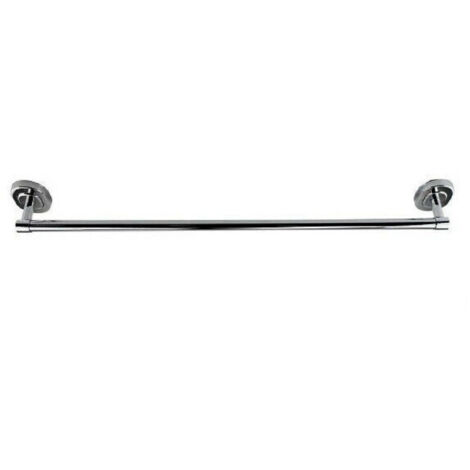 TRADE SHOP - Porta Asciugamani In Acciaio A Parete Bagno Fissaggio Con Viti Colla 60 Cm 69196 -