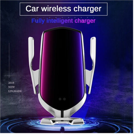Trade Shop - Portacellulare Carica Batteria A Induzione Ir Universale Per Auto Smartphone -