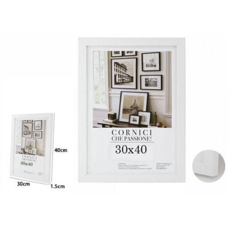 Trade Shop - PORTAFOTO 30 X 40 CM BIANCA 63151 -