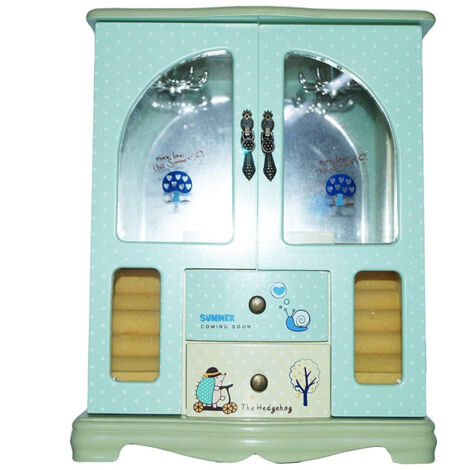 Trade Shop - Portagioie Forma Armadietto 3421 Scrivania Gioielli Accessori  Cassetti Centrali -