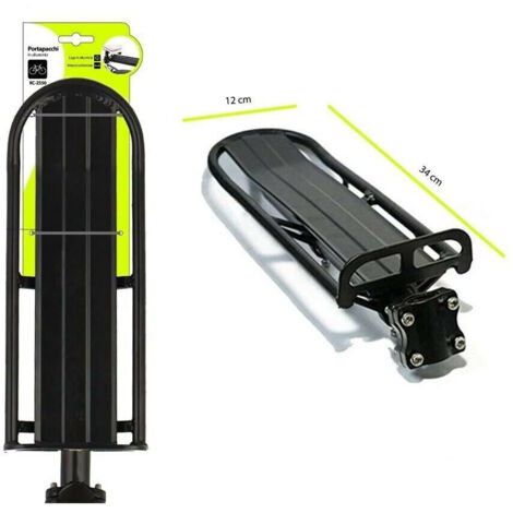 Trade Shop - Portapacchi Posteriore In Alluminio Per Bici Bicicletta Attacco Universale Xc2550 -