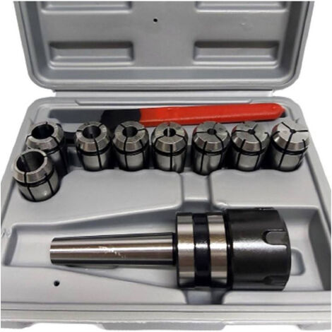 Trade Shop - Portapinzas Para Torno Fresador Cm2 Con 8 Portapinzas M10 Mt2 -