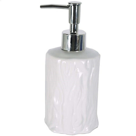 Trade Shop - Portasapone Cilindrico Effetto Tronco Porta Sapone Esy10330 Dispenser Sapone -