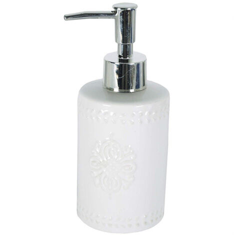 TRADE SHOP - Portasapone In Ceramica Porta Sapone  10338 Trama 21cm Dispenser Sapone -