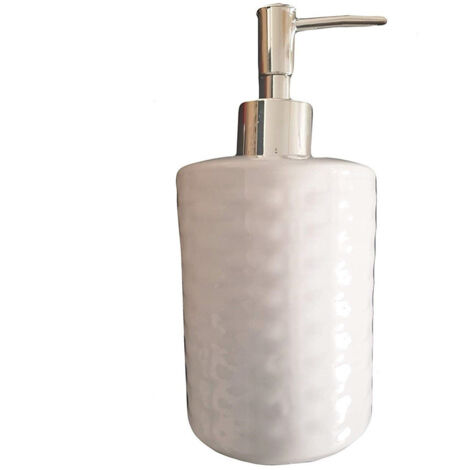 Trade Shop - Portasapone In Ceramica Porta Sapone Esy10347 Trama 18cm Dispenser Sapone -
