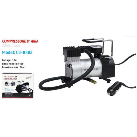 Trade Shop - PORTATILE ARIA SERBATOIO 35L/MIN ALIMENT 12V 15A MAXTECH CO-AR02 -