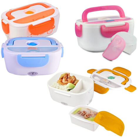 TRADE SHOP - Portavivande Termico Scalda Porta Pranzo Contenitore Elettrico Da Casa E Auto -