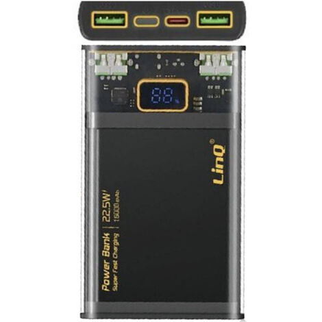 Trade Shop - Power Bank 16000mah Qc 22.5w + Pd 22.5w Super Fast Charge Charger Tm16002 -