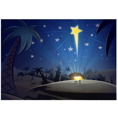 Trade Shop - Precio De Pronectón Escenario De La Natividad Para La Naturaleza 7x100 Cm Decoraciones Navideñas -