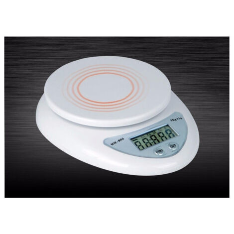 Trade Shop - Precisión Digital Cuisine Budget De 1gr A 5kg Con Tax Tara Display Lcd -