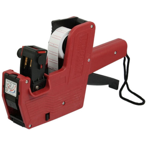 Trade Shop - Prezzatrice Etichettatrice A 8 Caratteri Con Rotolo Di Etichette Stampa Prezzi -