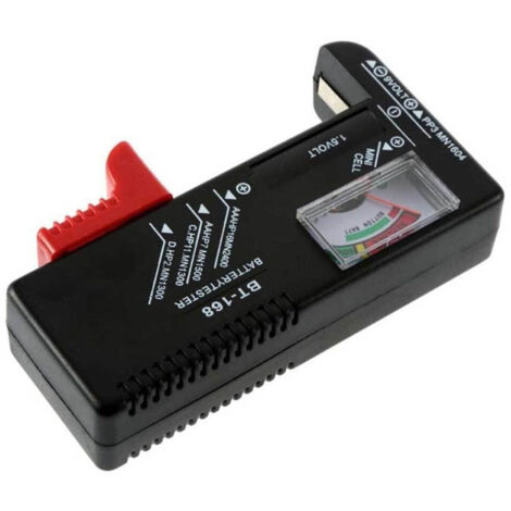 Trade Shop - Probador De Batería Pila Stile Mini Stilo 1.5 A 9 V Control De Carga -