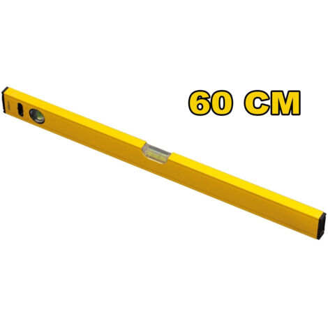 Trade Shop - Profesional Livel In Alluminium 60cm With 2 Orizzontal And Verrtical Bolles -