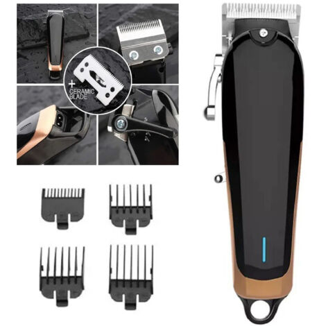 Trade Shop - Profesional Tagliacapells Clipper Trimmer Silence With Led Batteria Q-lf530 -