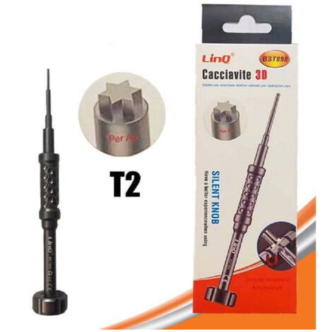 Trade Shop - PROFESSIONELLER 3D T2 TORX-SCHRAUBENDREHER SMARTPHONE-HANDY-REPARATUR BST898-T2 -