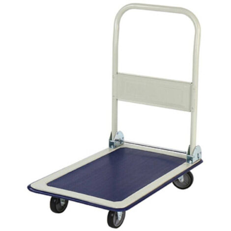 Trade Shop - PROFESSIONELLER PAKETTRÄGER, TRAGBARER, KLAPPBARER TRÄGER, 4 RÄDER, 150 kg -