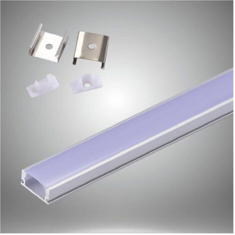 Trade Shop - PROFILE IN ALLUMINIUM 2 MT LED-STRIP INCASSO MIT PLASTISCHE ZUSAMMENARBEIT AL-03 -