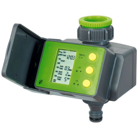 Trade Shop - Programador Digital De Riego Automático Con Grifo 20/27 -