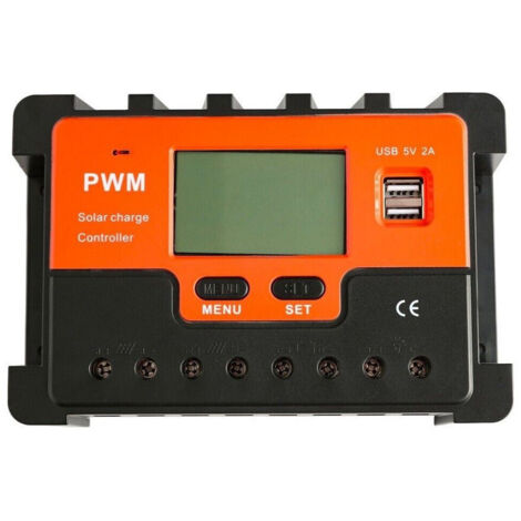 Trade Shop - PWM Q-KZ030 ANTISHOCK 12V SCARICA 30A MIT LCD DISPLAY -