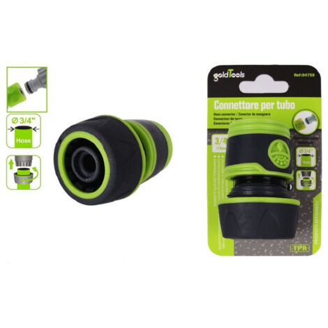 Trade Shop - Raccordo Con Innesto Rapido Per Tubo Da 3/4" 19mm Connettore Universale 94759 -
