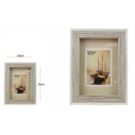 Trade Shop - RAHMEN FÜR FOTOS GEMÄLDE LEINWÄNDE ABMESSUNGEN 20 X 30 CM HOLZ 63170 -