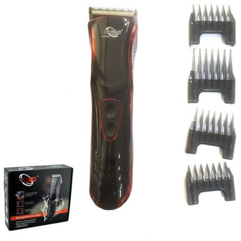 Trade Shop - Rasoio Tagliacapelli Professionale Regola Barba Wireless Senza Filo Dw-634 -