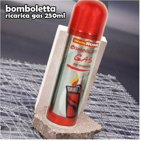 Trade Shop - Recarga Universal De Gas Para Encendedores 250ml Aparatos De Gas -
