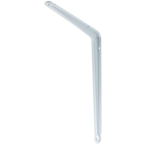 TRADE SHOP - Reggimensola Supporto Staffa Reggi Mensola In Metallo 10x12,5cm Bianca -