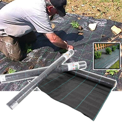 TRADE SHOP - Rete Telo Pacciamatura Rafia Antierbacce Per Piantine E Ortaggi Resistente 2x10m -
