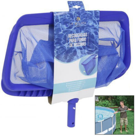 TRADE SHOP - Retino A Sacco Per Piscina Vasche Raccogli Foglie Insetti Pulitore Piscine -